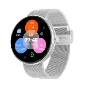 Forever ForeVive 5 SB-365 strieborné / Chytré hodinky / 1.3 "/ AMOLED / 360 × 360 px / Bluetooth 5.0 / Android. iOS (GSM180309)