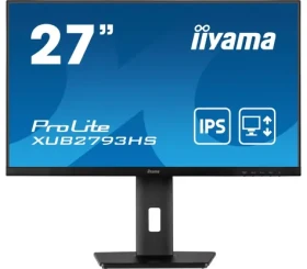 27" IIYAMA ProLite XUB2793HS-B7 čierna / IPS / 1920x1080 / 16:9 / 1ms / 1300:1 / 300cd / HDMI / DP (XUB2793HS-B7)
