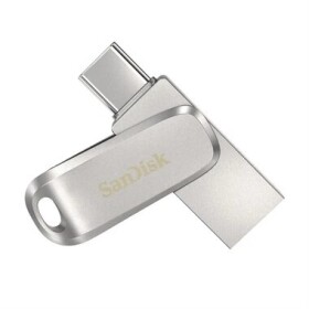 SanDisk Dual Drive Luxe 64 GB strieborná / Flash Disk / USB-A 3.1 + USB-C / čítanie až 400 MB/s (SDDDC4-064G-G46)