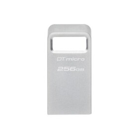 Kingston DataTraveler Micro 256GB strieborná / Flash Disk / USB 3.2 Gen 1 - (USB-A 3.0) (DTMC3G2/256GB)