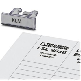 Terminal strip marker carrier KLM + ESL 26X6 0809395 Phoenix Contact; 0809395