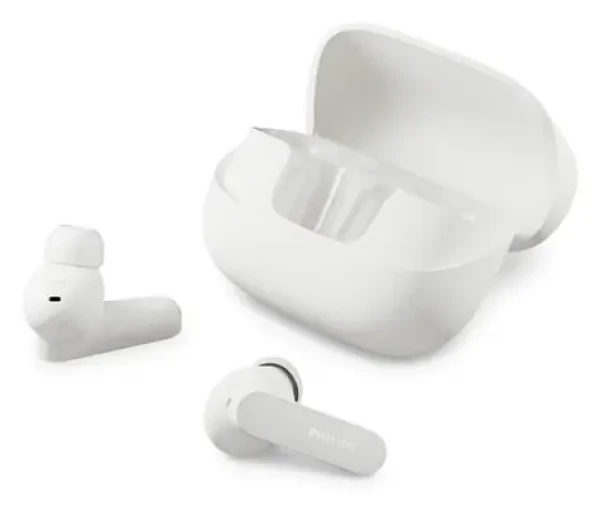 Philips TAT3000WT biela / Bezdrôtové slúchadlá do uší / Bluetooth 6.0 / dotykové ovládanie / USB-C (TAT3000WT/00)