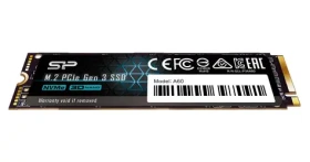 Silicon Power M.2 2280 A60 128GB / Interné SSD / PCIe Gen 3x4 / čítanie:2200MBs / zápis:1600MBs (SP128GBP34A60M28)