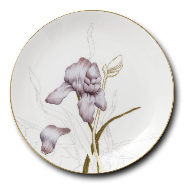 Royal Copenhagen Porcelánový dezertní talíř Iris Flora Ø 22 cm