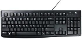 Logitech klávesnica K120 For UK/ OEM / USB / Drôtová / Čierna (920-002524)