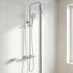 REA - Sprchová sada bez výtoku s termostatom Lungo Chrome REA-P6735