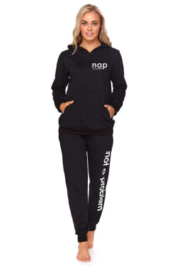 Dámský sportovní komplet model 16166327 černý - DN Nightwear XL