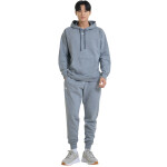 Kalhoty Under Armour Rival Fleece Joggers Castlerock Light Heather/ White XL