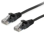Equip Cat6a černá / Patch kabel / U/UTP / RJ-45 / 0,25 m / LSZH (603152)
