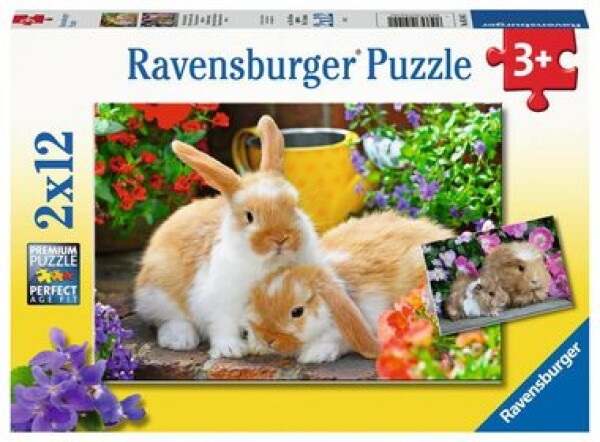 Ravensburger Čas na maznanie 2x12 dielikov