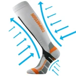 VOXX Signal kompresné ponožky svetlo šedé 1 pár 35-38 103446