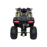 Mamido Detská benzínová štvorkolka RamiGO DISCOVERER 125CC čierno-žltá