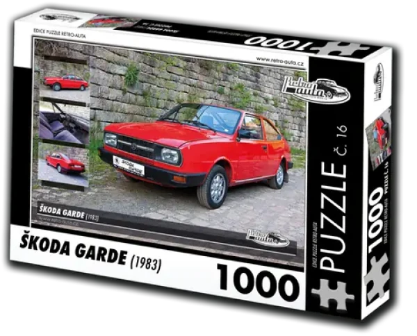 RETRO-AUTA Puzzle č. 16 Škoda Garde (1983)