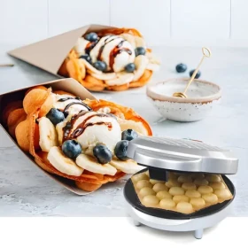 Trebs 99361 Comfortbakery / Vaflovač / bublinkový / kontrolka / nepriľnavý povrch (99361)