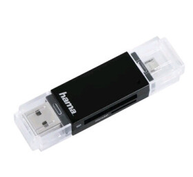 Hama Basic čítačka SD kariet / USB-A / microUSB (181056)