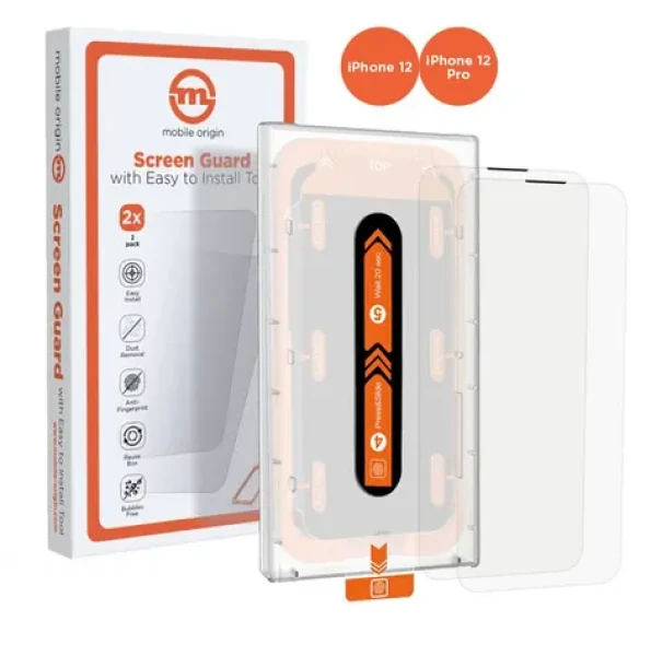 Mobile Origin Screen Guard ochranné sklo pre Apple iPhone 12 Pro/12 s aplikátorom / 2 ks (SGA-i12Pro-2pk)
