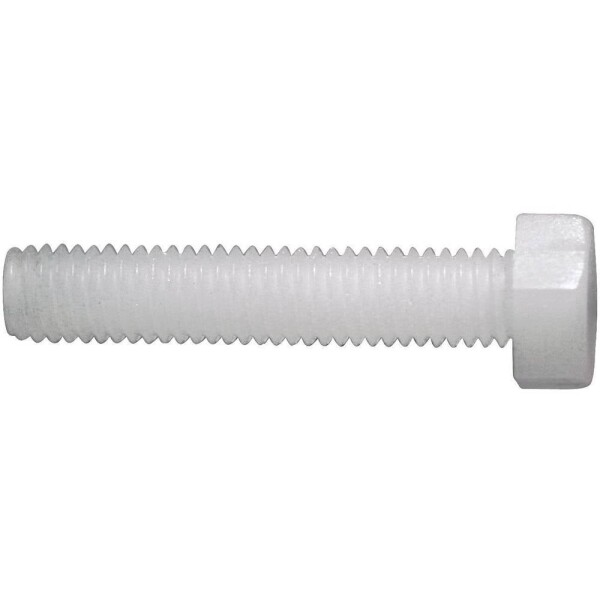 TOOLCRAFT 839998 šesťhranná skrutka M2 16 mm vonkajší šesťhran DIN 933 plast, polyamid 10 ks; 839998