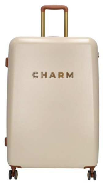 Veľký škrupinový kufor Charm London Capetown L Beige