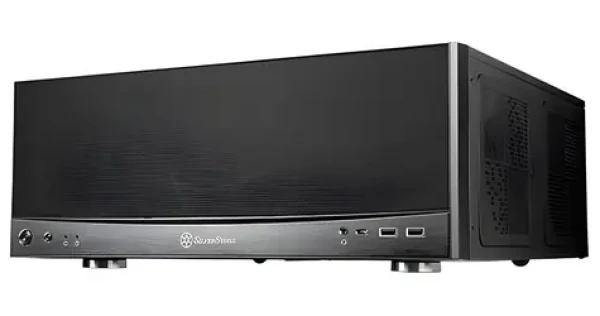 Silverstone SST-GD11B čierna / HTPC skriňa / ATX, SSI-CEB / 240mm chladič / bez zdroja / USB-C (SST-GD11B)