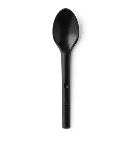 Bamboo REFORK lyžička čierna / Lyžička / Prírodný materiál / 40 ks (500 00160)