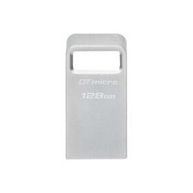 Kingston DataTraveler Micro 128GB strieborná / Flash Disk / USB 3.2 Gen 1 - (USB-A 3.0) (DTMC3G2/128GB)