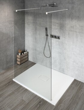GELCO - VARIO WHITE jednodielna sprchová zástena do priestoru, číre sklo, 1400 GX1214GX2215