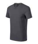 Tričko s výstrihom do V Action light anthracite L