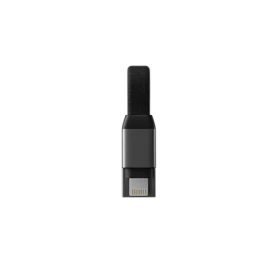 Rolling square inCharge PRO Kábel USB-A (M) - Lightning (M) čierna / magnetický (7640170469219)