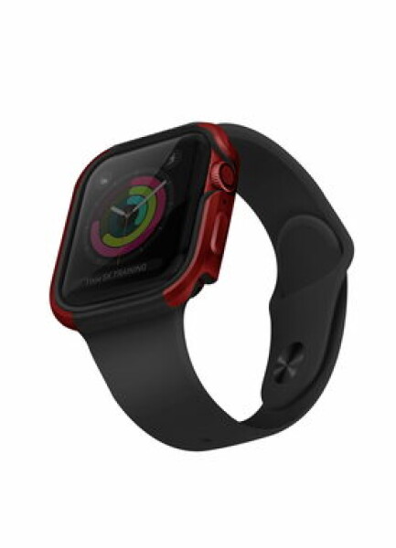 Uniq Valencia puzdro pre Apple Watch 44mm - CRIMSON (červená) (8886463675533)