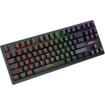 Marvo KG901 (US) čierna / mechanická klávesnica / USB / RGB / US layout / Jixian Blue / 87 kláves / 1.6m (KG901 US)