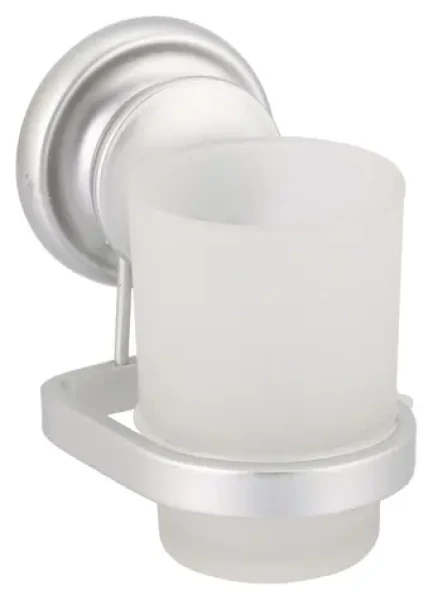 MSV SUPER VENTOUSES biela / Téglik na zubné kefky / S prísavkou