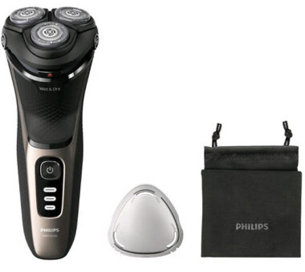 Philips S3242/12 / holiaci strojček / Pánsky / Na fúzy a tvár / Mokré a suché holenie / Doba prevádzky: 60 minút (S3242/12)