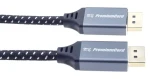 PremiumCord DisplayPort 1.4 prípojný kábel MM 1 m / Video kábel / 8K 60Hz / kovové krytky / pozlátené konektory (kport10-01)