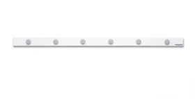 Magnetoplan Lišta s 6-timi magnetmi samolepiaca 1 m biela (4013695010687)