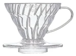 Hario V60-01 číra / Dripper na filtrovanú kávu / plast / na 1 šálku (V60-01)