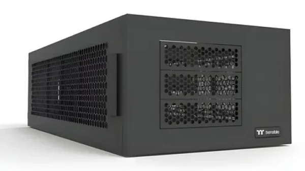Thermaltake AX100 čierna / Rozširujúca komora / pre AX700 XL-ATX / PS2 zdroj / 8x HDD / SSD / 560mm radiátor (CA-11C-00D1NN-00)