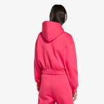 Mikina adidas Z.N.E. Cropped Full Zip Power Pink L