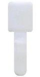 Schwaiger Klett nástenný klip biela / Káblový klip / 90 x 12 x 2 mm / 10 ks (KMWC2010)