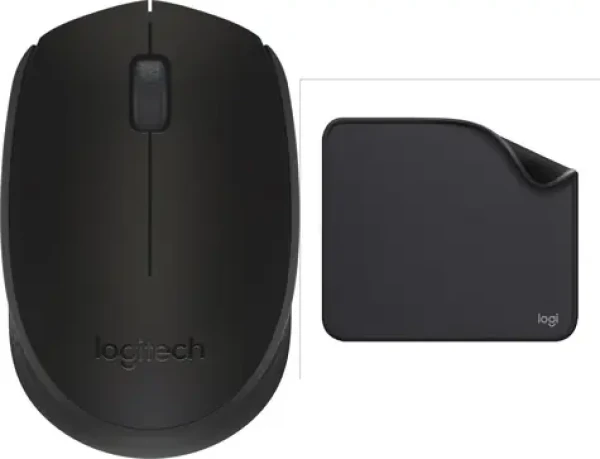 Logitech M171 čierna + Studio Series Graphite / Sada myš + podložka