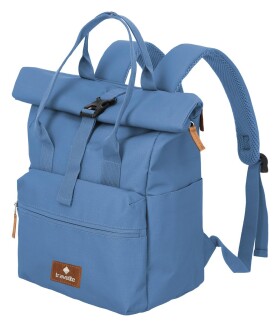 Roll top batoh Travelite Basics Short Handle Roll-up Denim