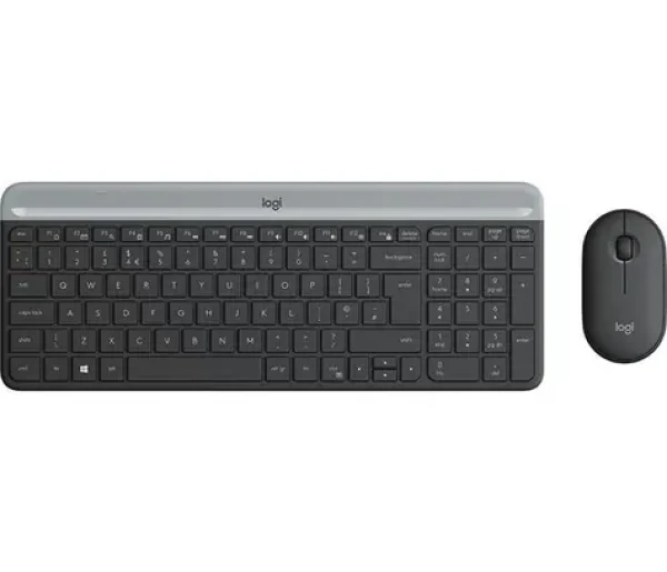 Logitech Slim Wireless Combo MK470 SKD sivá / bezdrôtová sada klávesnice a myši / SKD verzia (920-009200)