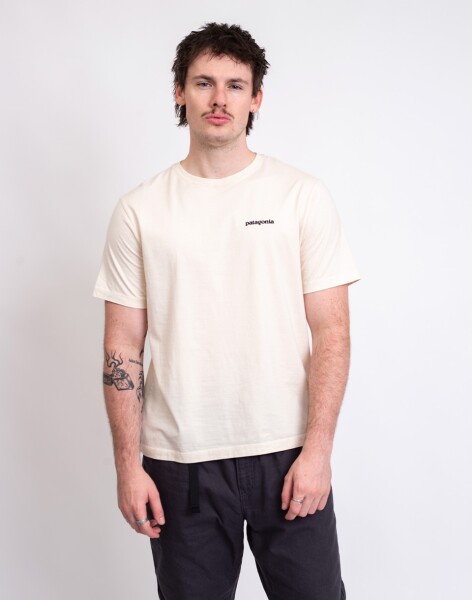 Patagonia M's P-6 Logo T-Shirt Undyed Natural L