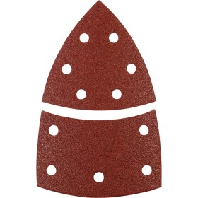 Kwb 496104 brúsny papier pre delta brúsky Zrnitosť 40 (d x š) 62, 93 mm, mm x 100 mm 5 ks; 496104