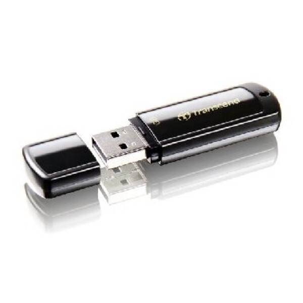 Transcend JetFlash 350 16GB čierna / Flash Disk / USB 2.0 (TS16GJF350)