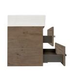 Kúpeľňová skrinka s umývadlom SAT Cube Way 60x53x46 cm dub Wellington mat CUBE46602DWSATCW CUBE46602DWSATCW