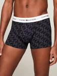 Pánske boxerky 3Pack UM0UM02768 0Y1 Grey/Black/Print Tommy Hilfiger