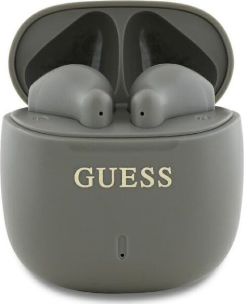 Guess Bluetooth headphones GUTWSJ14ESGE TWS + docking station taupe Printed Classic Logo