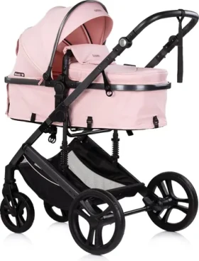 CHIPOLINO Kočík kombinovaný Amore 2v1 Powder Pink (KKAM02606PP)