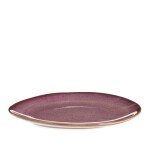 MADAM STOLTZ Dezertný tanier Plum Reactive Glaze Ø 16 cm