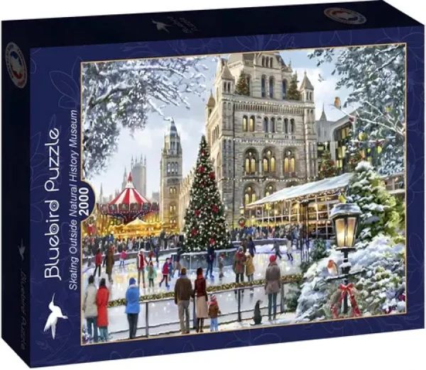 BlueBird Puzzle Korčuľovanie pred Prírodovedným múzeom